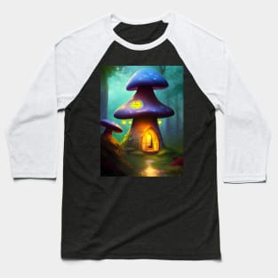 Enchanting Home for Sale (3) - Magic Mushroom House Baseball T-Shirt